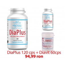 Pachet Diaplus + Diavit, Tratament Natural Eficient Pentru Diabet